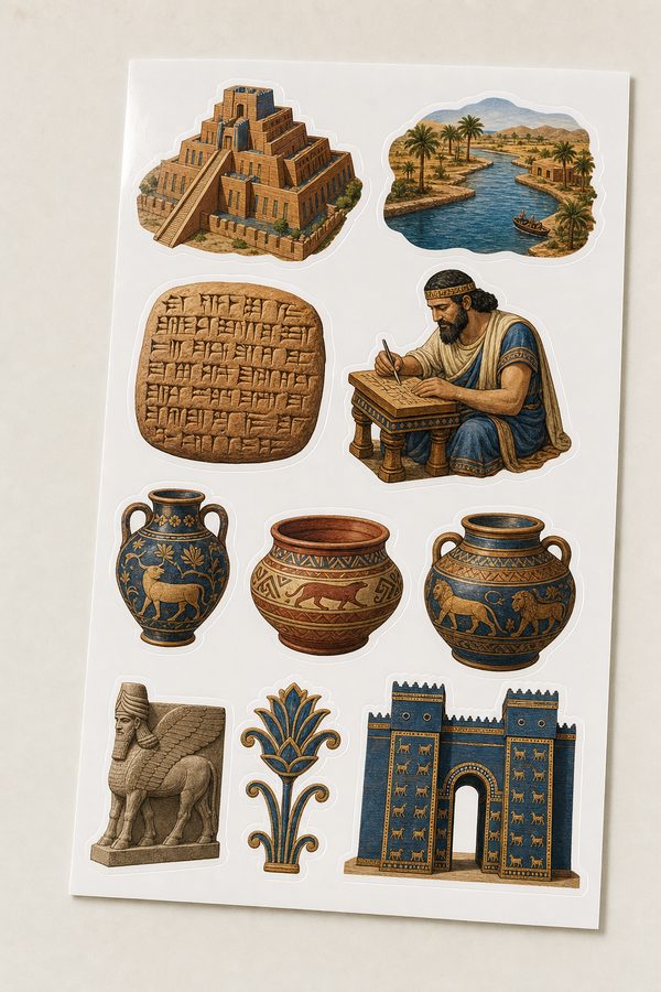 Civilization sticker sheet